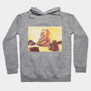 bear with honey Hoodie